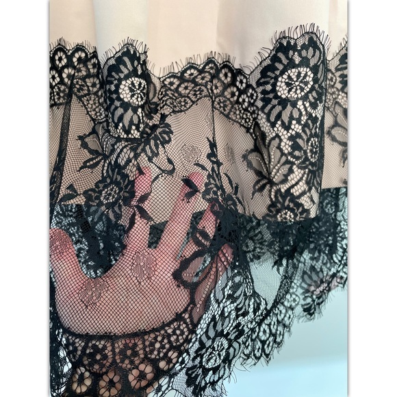 Mustard Seed peachy pink and black lace dress - Picture 4 of 6